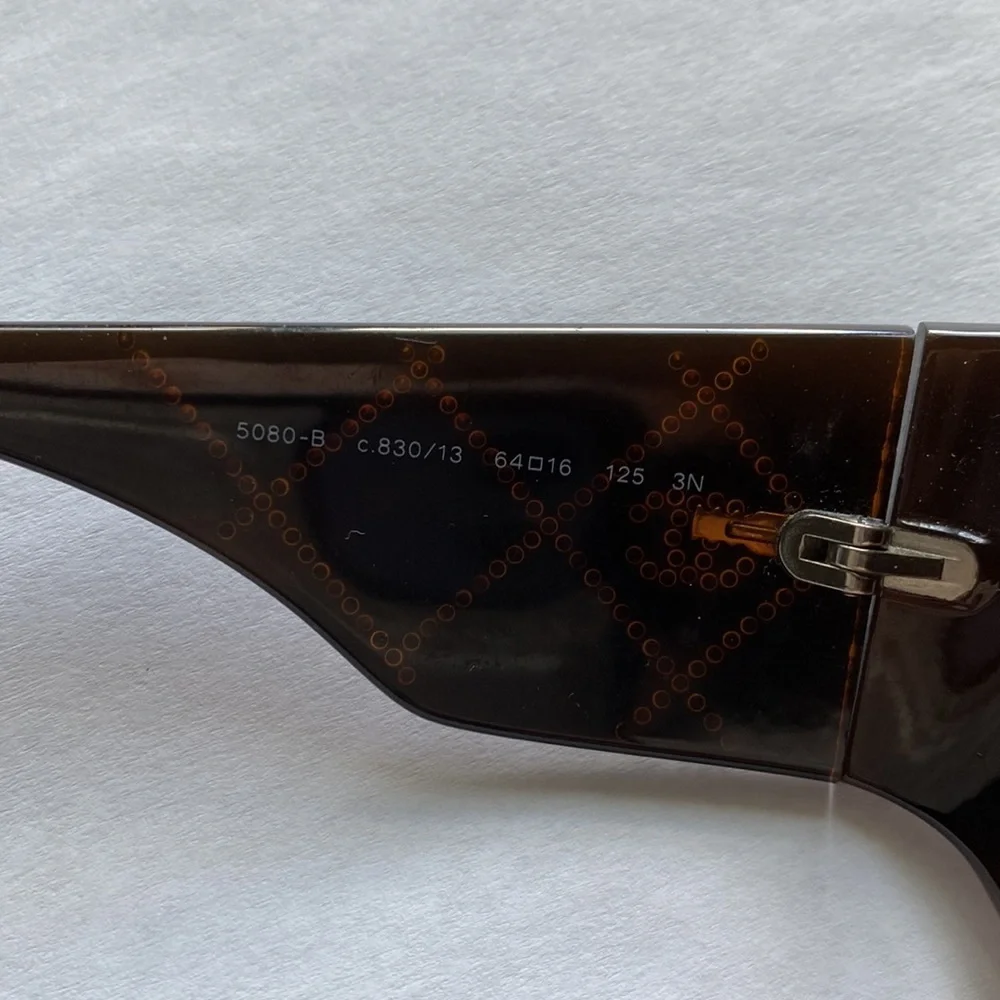 CHANEL quilted sunglasses